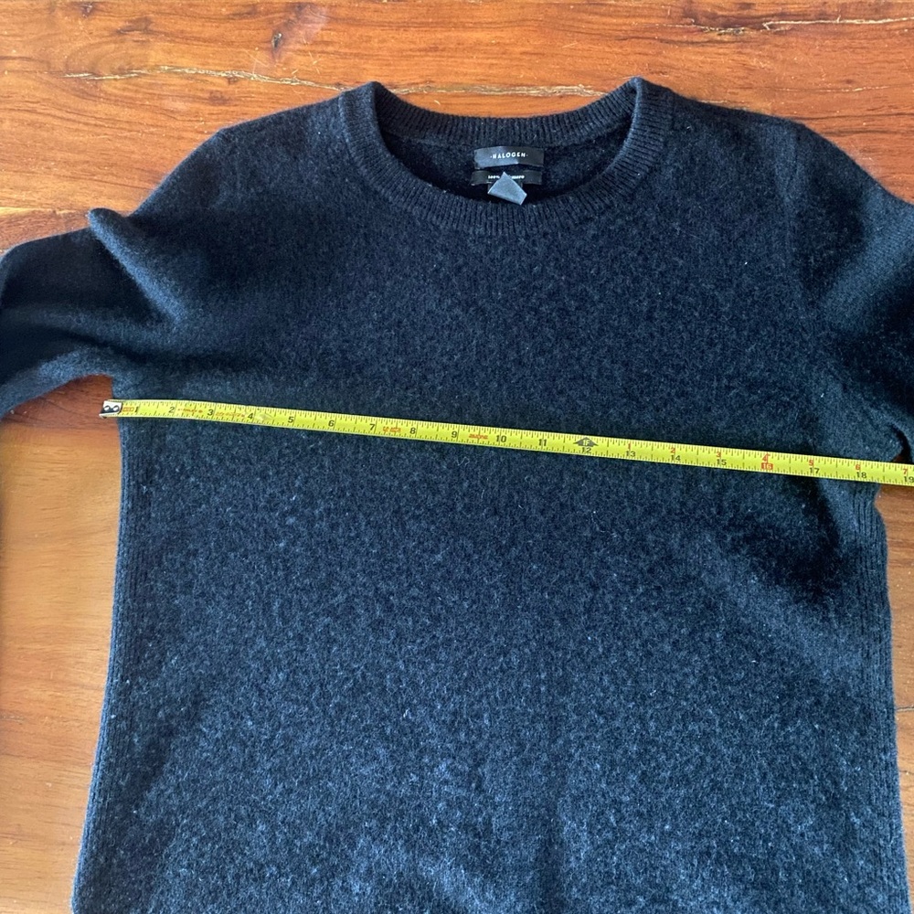 Halogen Black Cashmere Sweater - Picture 5 of 6
